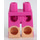 LEGO Dunkelpink Minifigure Hüften und Beine mit Dark Pink Dress und Shoes (3815)