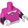 LEGO Dark Pink Minnie Mouse Minifig Torso (973 / 16360)
