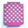 LEGO Dark Pink Panel 12 x 1 x 12 Lattice Wall with upper Corner Cutouts (6165)