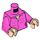 LEGO Dunkelpink Penny Minifig Torso (973 / 76382)