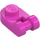 LEGO Rose Foncé assiette 1 x 1 Rond avec Poignée (26047)