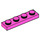 LEGO Dark Pink Plate 1 x 4 (3710)
