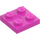 LEGO Dark Pink Plate 2 x 2 (3022 / 94148)