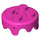 LEGO Dark Pink Plate 2 x 2 Round Cake Frosting (65700)