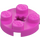 LEGO Dark Pink Plate 2 x 2 Round with Axle Hole (with &#039;+&#039; Axle Hole) (4032)