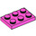 LEGO Dark Pink Plate 2 x 3 (3021)