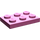 LEGO Donkerroze Plaat 2 x 3 (3021)