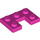 LEGO Dark Pink Plate 2 x 3 with Cut Out (73831)