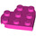 LEGO Donkerroze Plaat 3 x 3 Ronde Hart (39613)