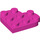 LEGO Dark Pink Plate 3 x 3 Round Heart (39613)
