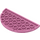 LEGO Dark Pink Plate 4 x 8 Round Half Circle (22888)