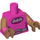 LEGO Dunkelpink Power Batgirl Minifigur Torso (973 / 88585)