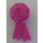 LEGO Tmavě růžová Rosette Ribbon No. 1 (92355)