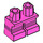 LEGO Dunkelpink Kurz Beine mit Purple stripe (16709 / 41879)