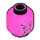 LEGO Dark Pink Sinestro Minifigure Head (Recessed Solid Stud) (3626 / 66063)