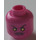 LEGO Dark Pink Sinestro with Yellow Lantern Suit Minifigure Head (Recessed Solid Stud) (3626 / 19789)