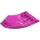 LEGO Dark Pink Slope 2 x 6 x 10 Curved Inverted (47406)