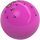 LEGO Dark Pink Technic Ball with Face with Purple Eyes (18384 / 104418)