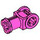 LEGO Dark Pink Technic Through Axle Connector with Bushing (32039 / 42135)