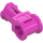 LEGO Dark Pink Technic Through Axle Connector with Bushing (32039 / 42135)