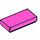 LEGO Dark Pink Tile 1 x 2 with Groove (3069 / 30070)