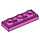 LEGO Dunkles Pink Fliese 1 x 3 Invers mit Loch (35459)