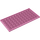 LEGO Dark Pink Tile 6 x 12 with Studs on 3 Edges (6178)