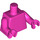 LEGO Dark Pink Torso with Arms and Hands (73403 / 76382)