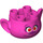 LEGO Dark Pink Troll Head with Poppy Face (66297)