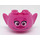 LEGO Dunkles Pink Troll Kopf mit Poppy Gesicht mit Smile (66201)