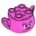 LEGO Dark Pink Troll Head with Poppy Smile (66201)