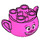 LEGO Dark Pink Troll Head with Poppy smile (66241)