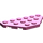 LEGO Dark Pink Wedge Plate 3 x 6 with 45º Corners (2419 / 43127)