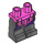 LEGO Donkerroze Widowmaker Minifigure Heupen en benen (3815 / 46937)