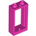 LEGO Dark Pink Window Frame 1 x 2 x 3 without Sill (3662 / 60593)