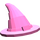 LEGO Rose foncé Wizard Chapeau avec surface lisse (6131)