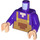 LEGO Dunkelviolett Alex - Farmhand Minifig Torso (973 / 76382)