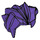 LEGO Dark Purple Angular Cartoon Style Hair (53982)