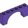 LEGO Dark Purple Arch 1 x 6 x 2 Medium Thickness Top (15254)