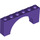 LEGO Dark Purple Arch 1 x 6 x 2 Medium Thickness Top (15254)