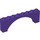 LEGO Dark Purple Arch 1 x 8 x 2 Raised, Thin Top without Reinforced Underside (16577 / 40296)