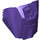 LEGO Dark Purple Armor with Ridged Vents (98592)