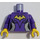 LEGO Dark Purple Batgirl - Smiling Minifig Torso (973 / 76382)