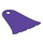 LEGO Dark Purple Bell Shaped Cape with Three Notches (61547)