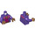 LEGO Donkerpaars Belle Onderzijde Minifig Torso (973 / 76382)