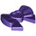 LEGO Dark Purple Bow with Heart and Ribbon (11618)