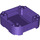 LEGO Dark Purple Box 8 x 8 x 2 (65129)