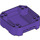 LEGO Dark Purple Box 8 x 8 x 2 (65129)