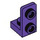 LEGO Dark Purple Bracket 1 x 1 with 1 x 2 Plate Up (73825)