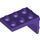 LEGO Morado oscuro Soporte 3 x 2 con Placa 2 x 2 Downwards (69906)